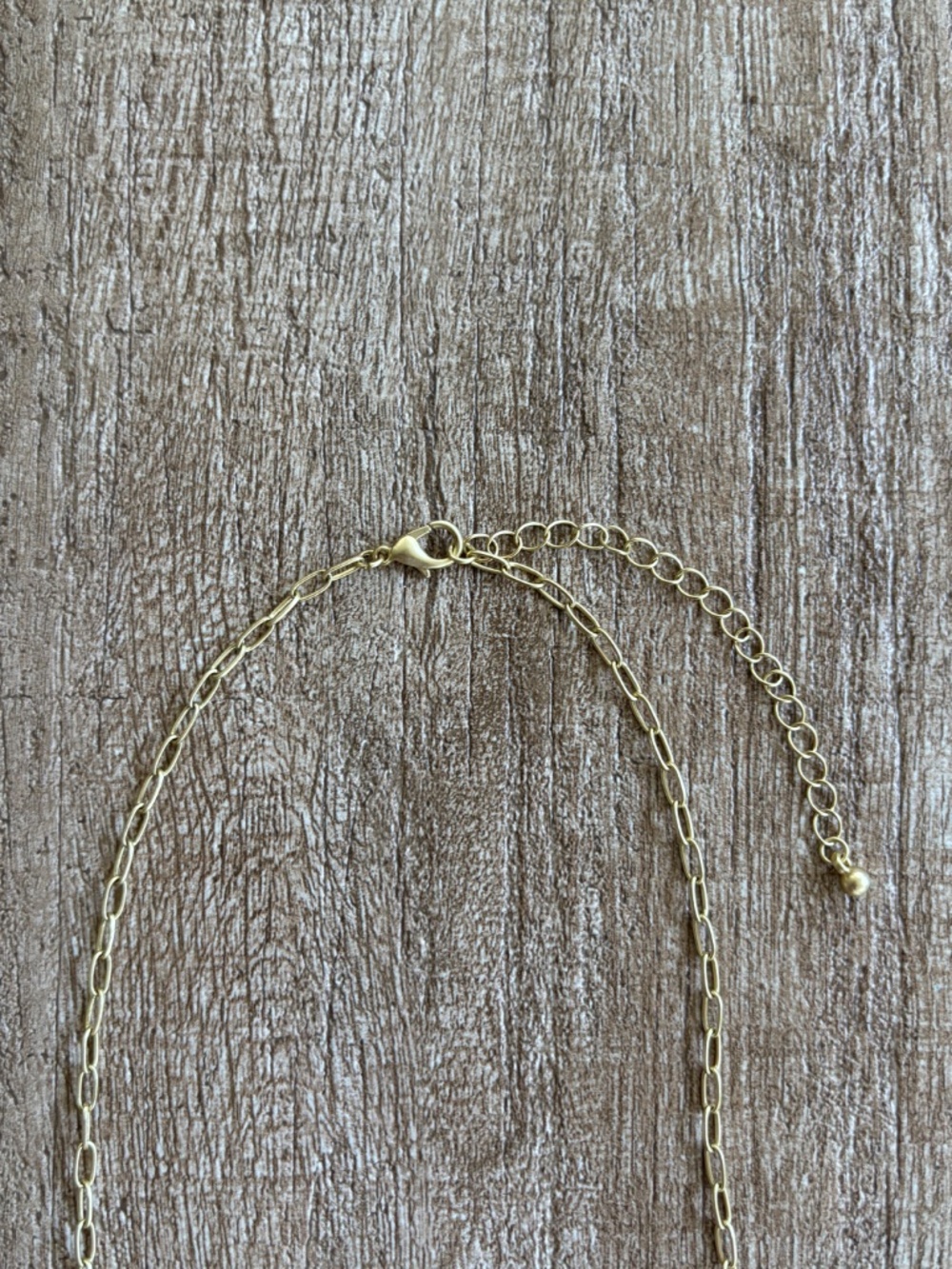 Aqua Bead Chain Necklace - Picture 2 of 5